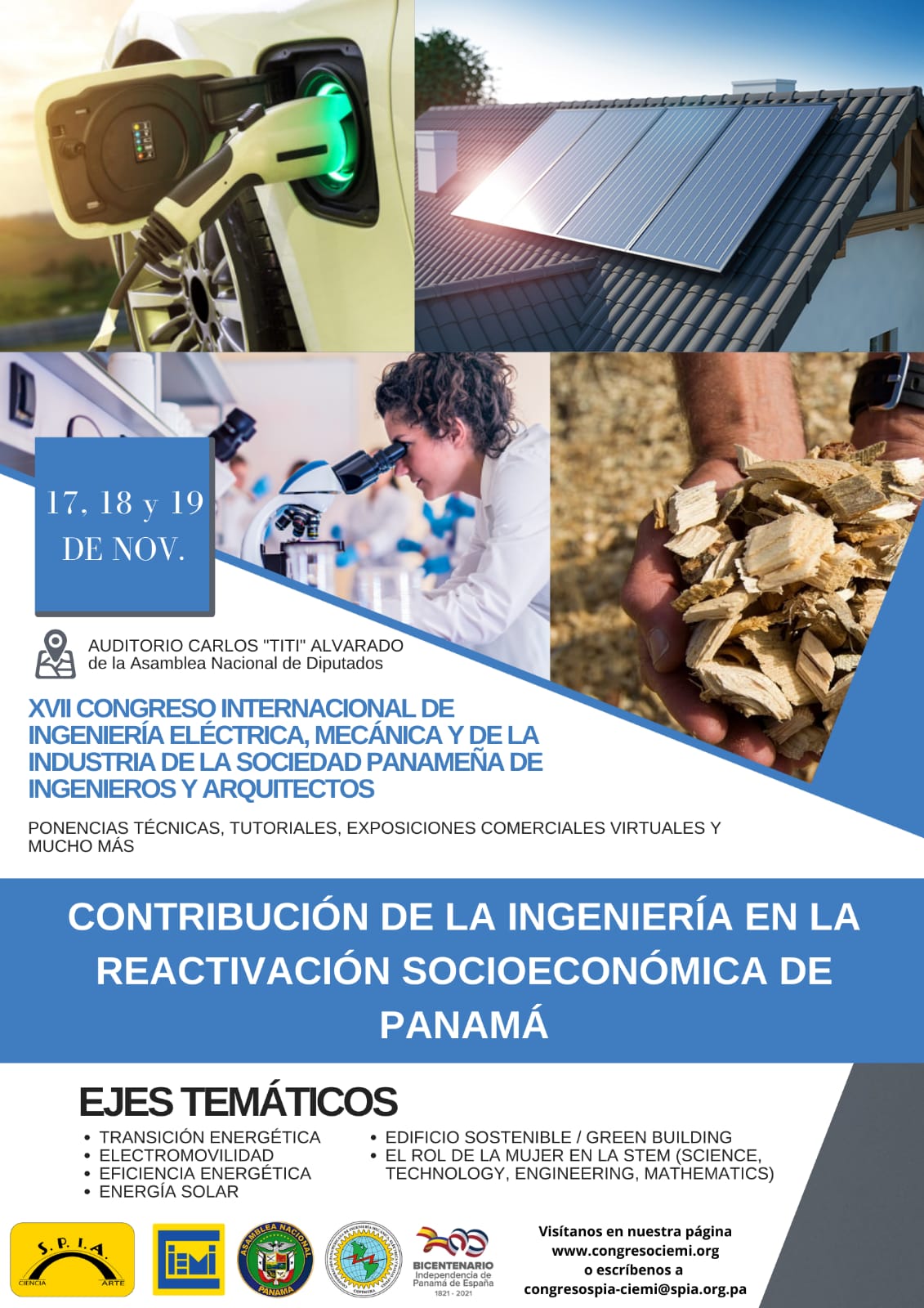 XVII Congreso Internacional de Ingeniería Eléctrica, Mécanica y de la Industria de la Sociedad Panameña de Ingenieros y Arquitectos
